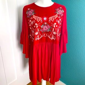 UMGEE ❣️Velvet Embroidered Scarlett Dress❣️